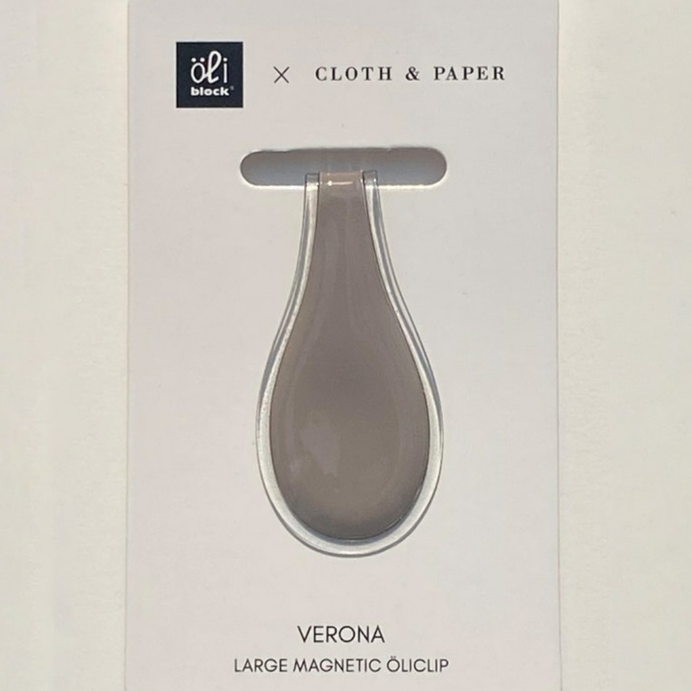 NWT Cloth & Paper x Oliblock VERONA or ANGORA Large Magnetic Oliclip - Picture 5 of 8
